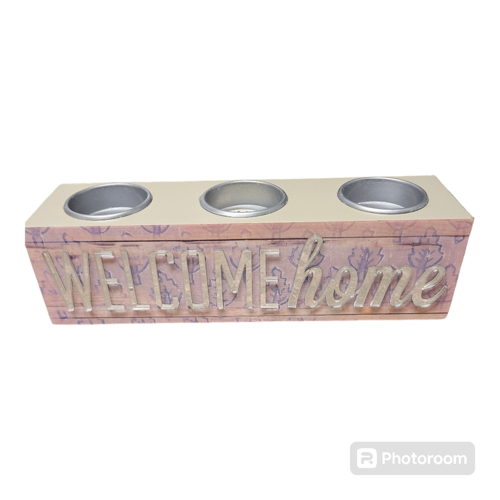 Tea light holder welcome home housewarming gift home decor windowsill decoration